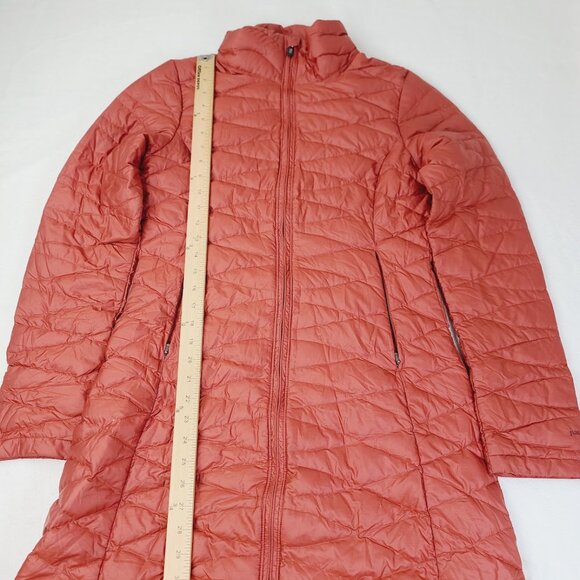 Patagonia Women's Red Fino Quilted Long Sleeve Snow Parka Jacket Size S - Picture 3 of 6